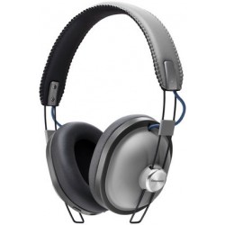 Bluetooth Headphones | Panasonic RP-HTX80BE Wireless Over-Ear Headphones - Grey