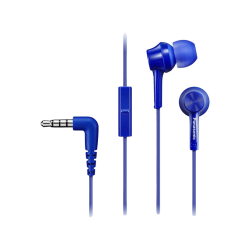 Fülhallgató | PANASONIC RP-TCM115E-A  fülhallgató mikrofonnal, kék