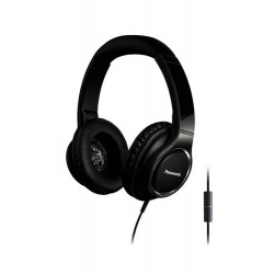 Panasonic | RP-HD6ME Yüksek Çözünürlüklü Mikrofonlu Siyah Kulak Üstü Kulaklık RP-HD6ME-K