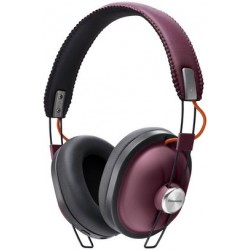 Bluetooth Headphones | Panasonic RP-HTX80BE Wireless Over-Ear Headphones - Burgundy