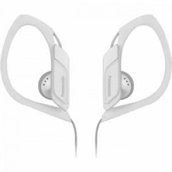 Oordopjes | Panasonic Water & Sweat Resistant Sports Earbud Headphones - White