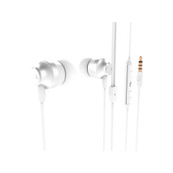 NOKIA WH201 vezetékes fülhallgató,3.5 mm jack,fehér