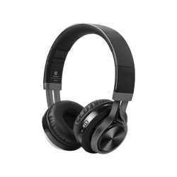 Bluetooth & Wireless Headphones | CRYSTAL AUDIO BT-01 Black Gunmetal