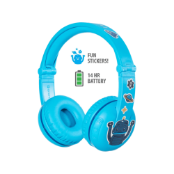 ONANOFF | ONANOFF Casque audio Bluetooth pour enfants Buddyphones Play Glacier Blue (BT-BP-PLAY-GLACIER)