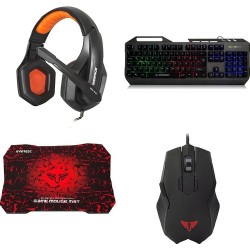 Casque Gamer | Everest Rampage Tk-Xr73 Pro Gaming Oyuncu Seti+ Mouse Pad