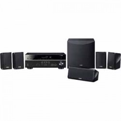 Yamaha | YAMAHA YHT4950UBL Home Theater in a Box 100 watts x 5-ch AVR, HDMI 2.2 & 4Kultra Bluetooth for wireless steaming all your favorite music RXV