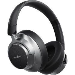 Kulaklık | Anker SoundCore Space NC - Aktif Gürültü Önleyici ANC - 20 Saat Şarj Süresi - Kablosuz Bluetooth Kulaklık - Siyah Gri -A3021