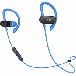 Bluetooth Hoofdtelefoon | Anker Soundcore Spirit X Bluetooth 5.0 Spor Kulaklık - IPX7 Suya Dayanıklılık - 12 Saate Varan Şarj - Mavi - A3451