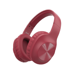 Kopfhörer mit Mikrofon | HAMA Calypso BT - Bluetooth Kopfhörer (Rot)