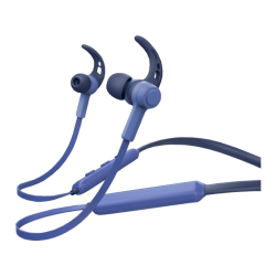 HAMA | HAMA Neckband BT - Bluetooth Kopfhörer mit Nackenbügel (Blaue Tiefen/Wahre Marine)