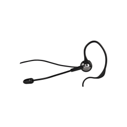 Micro Casque | HAMA CORDLESS PHONE MONO - Office Headset (Kabelgebunden, Monaural, In-ear, Chrom/schwarz)