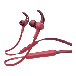 HAMA | HAMA Neckband BT - Bluetooth Kopfhörer mit Nackenbügel (Chili-Pfeffer/Granat)