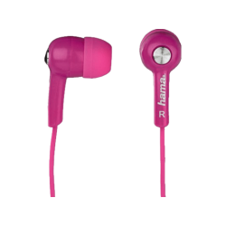 Fülhallgató | HAMA 122692 HK2114 mikrofonos fülhallgató, rózsaszín