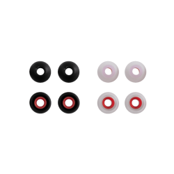 Oordopjes | HAMA Silicone Ear Pads Small - Ohrpolster (Schwarz/transparent)
