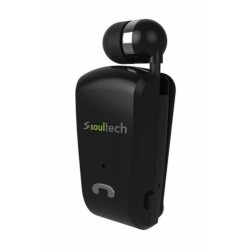 Bluetooth Hoofdtelefoon | Soultech BH012S Color Clip Comfort Bluetooth Kulakiçi Kulaklık Siyah