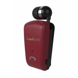 Soultech | Color Clıp Comfort Bluetooth Kulaklık Kırmızı