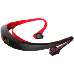 Bluetooth & Wireless Headphones | R2 Runner 2 - Bluetooth Kopfhörer mit Nackenbügel (In-ear, Schwarz/Rot)