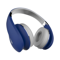 Casque sur l'oreille | R2 Galaxia - Bluetooth Kopfhörer (On-ear, Blau/Weiss)