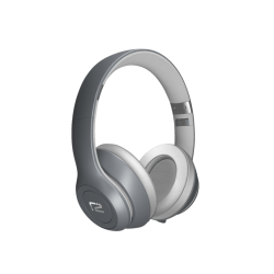 Over-ear Headphones | R2 RIVAL - Bluetooth Kopfhörer (Over-ear, Silber)