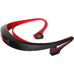 In-Ear-Kopfhörer | R2 BT Runner - Bluetooth Kopfhörer mit Nackenbügel (In-ear, Schwarz/Rot)