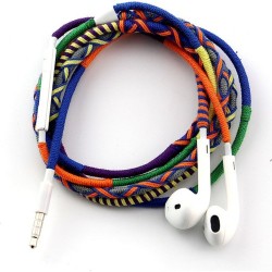 Ακουστικά In Ear | L-Tech . İp Örgü Desenli Kulaklık İos - Ad44Aw3
