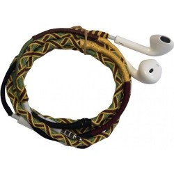 In-ear Headphones | L-Tech . İp Örgü Desenli Kulaklık İos - Pl8273
