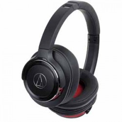 Bluetooth Headphones | ATUS ATH-WS660BTBRD Over Ear Headphones Solid Bass Wireless Red