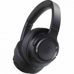 Monitor Headphones | Audio Technica ATH-SR50BTBK Wireless Over-Ear Headphones, Black