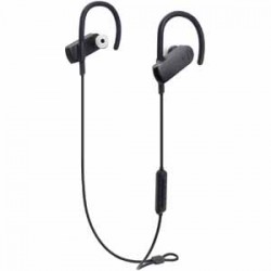 Audio-Technica SonicSport® Wireless In-Ear Headphones with In-Line Mic & Control - Black