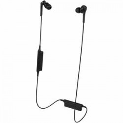 Bluetooth Headphones | Audio Technica ATH-CKS550XBTBK Solid Bass® Wireless In-Ear Headphones, Black