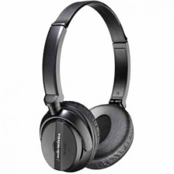 Audio-Technica QuietPoint® Active Noise-Cancelling On-Ear Headphones - Black