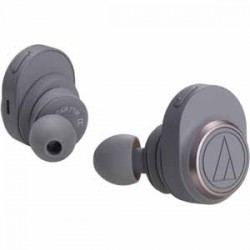 Audio Technica ATH-CKR7TWGY Wireless In-Ear Headphones, Gray