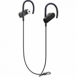 Audio-Technica SonicSport® Wireless In-Ear Headphones with Mic & Control - Black