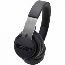 DJ Headphones | Audio Technica ATH-PRO7X Black Professional Over ear DJ Headphone 45 mm Large Aperture Drivers w/ on Ear design detachable locking cables
