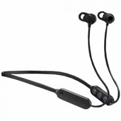 Bluetooth & Wireless Headphones | Skullcandy Jib + Wireless Black 6 hrs of Battery Life Microphone, Call, Track, Volume S2JPW-M003