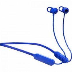 Bluetooth Headphones | Skullcandy Jib + Wireless Blue 6 hrs of Battery Life Microphone, Call, Track, Volume S2JPW-M101