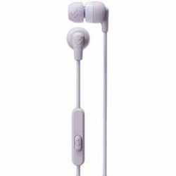 Skullcandy Ink''d + Wired Pastel Purple Call and Track Control Microphone, Noise Isolating Fit S2IMY-M690
