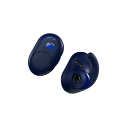 Bluetooth en draadloze hoofdtelefoons | SKULLCANDY Push True Wirelelss Blauw