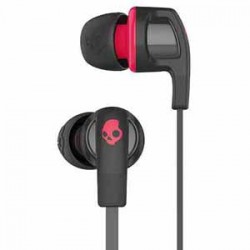 Skullcandy Smokin' Buds 2 Earbuds with Microphone & Remote - Black/Red Skullcandy Smokin' Buds 2 Earbuds with Microphone & Remote - Black/Red