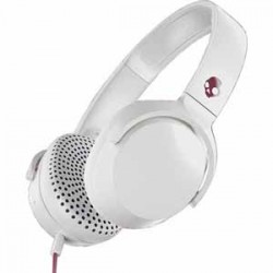 Skullcandy S5PXY-L635 Grey/Crimson SKDY Riff Wired Ultra Durable Headband Memory Foam Ear Cushions 878615092334