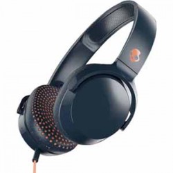Skullcandy S5PXY-L636 Blue/Orange SKDY Riff Wired Ultra Durable Headband Memory Foam Ear Cushions 878615092358_10/1/18
