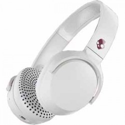 Bluetooth Headphones | Skullcandy S5PXW-L635 White SKDY Riff BT White 12HR Battery, Rapid Charge Memory Foam Ear Cushions 878615092396