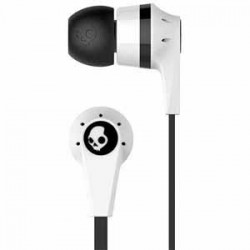 Skullcandy Ink'd 2 Earbud with In-Line Microphone & Remote - White/Black