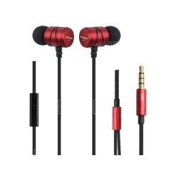 In-ear Headphones | AWEI Q5I Kulak İçi Kulaklık Kırmızı Siyah