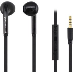 Fülhallgató | Awei ES-15HI Mikrofonlu Kulakiçi Kulaklık - Siyah