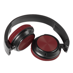 Bluetooth és vezeték nélküli fejhallgató | VIVANCO Mooove Air 2, On-ear Kopfhörer Bluetooth Rot