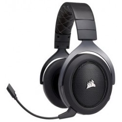 Wireless Bluetooth Kopfhörer mit Mikrofon | Corsair HS70 Wireless Gaming Headset Multi Platform - Carbon