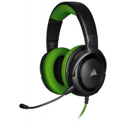 Headsets | Corsair HS35 Xbox One, PS4, Switch, PC Headset - Green