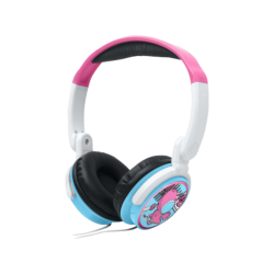 Casque sur l'oreille | MUSE M-180 KDG - Kinderkopfhörer  (On-ear, Blau/Pink)