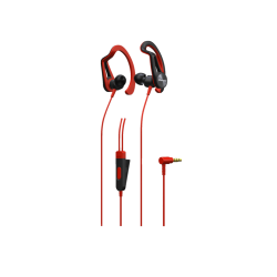 PIONEER SE-E5T - Kopfhörer mit Ohrbügel (In-ear, Rot)